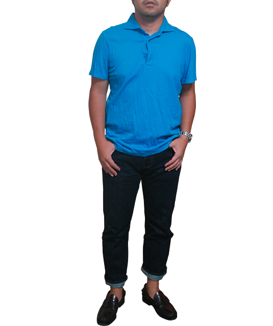 three dotsポロシャツ