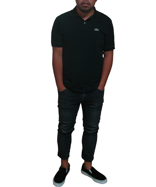 ラコステブラックポロ