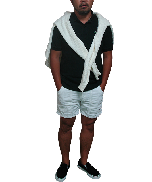 ラコステブラックポロ