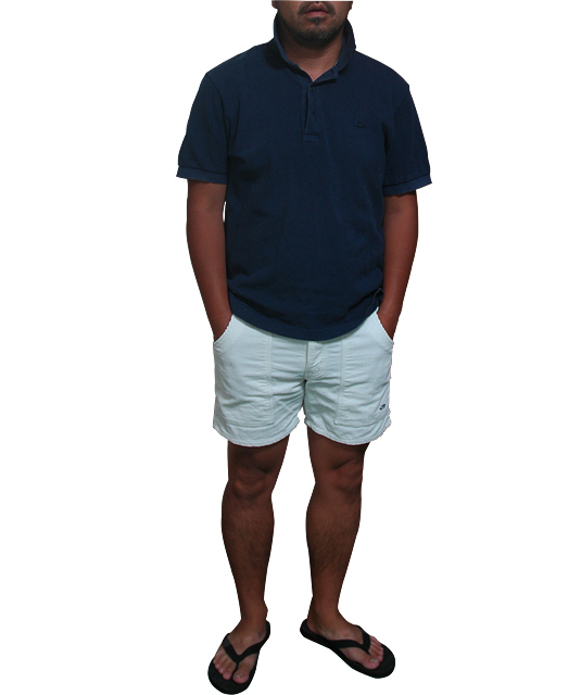 ラコステブラックポロ