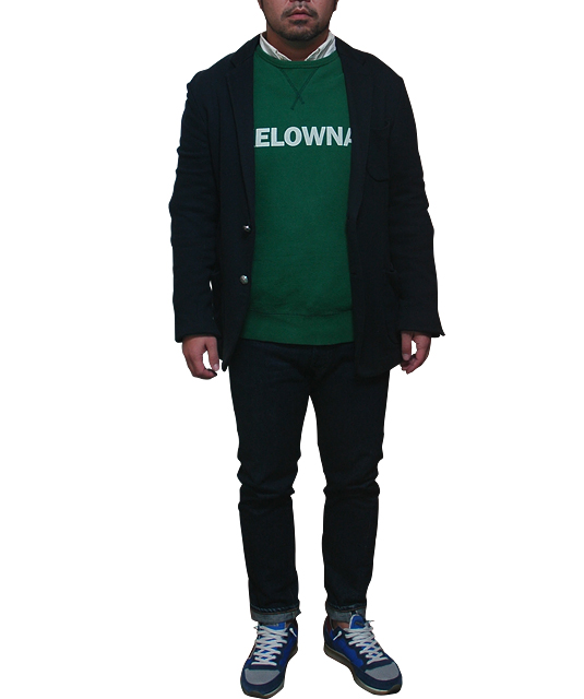 ジャケパンコーデ