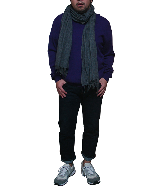 ユニクロカシミアニットコーデ