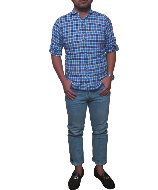 beamsシャツコーデ