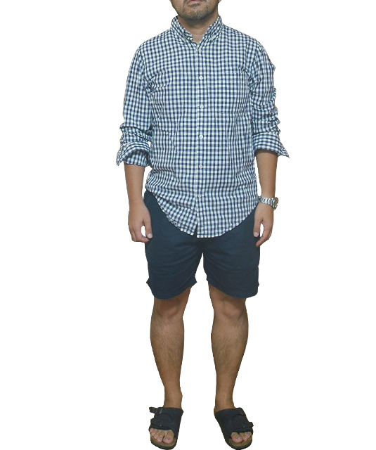 ギンガムチェックシャツ