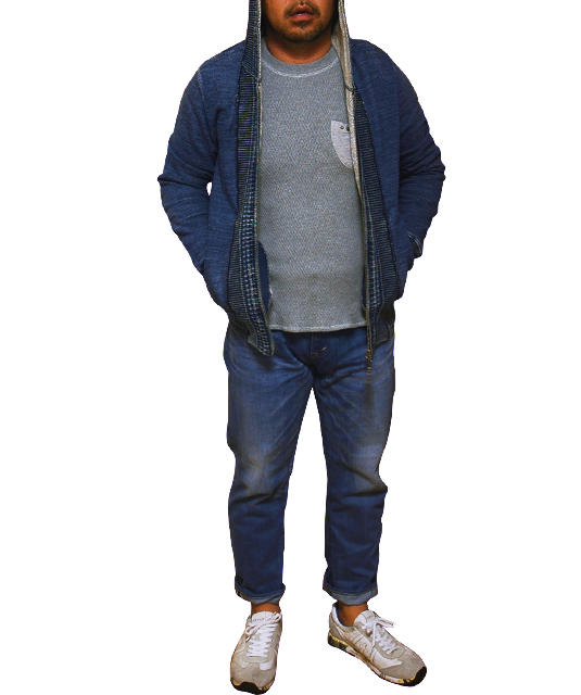 レミレリーフ（REMI RELIEF）デニムパーカー