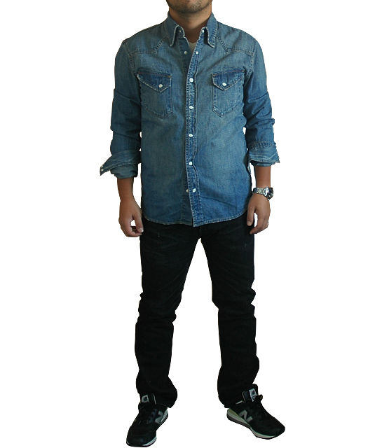 REMI RELIEFデニムシャツ