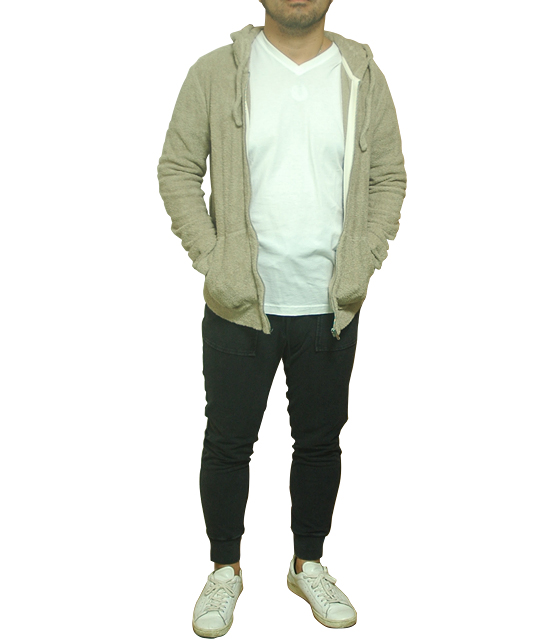 Ron Hermanパイルパーカースタイル