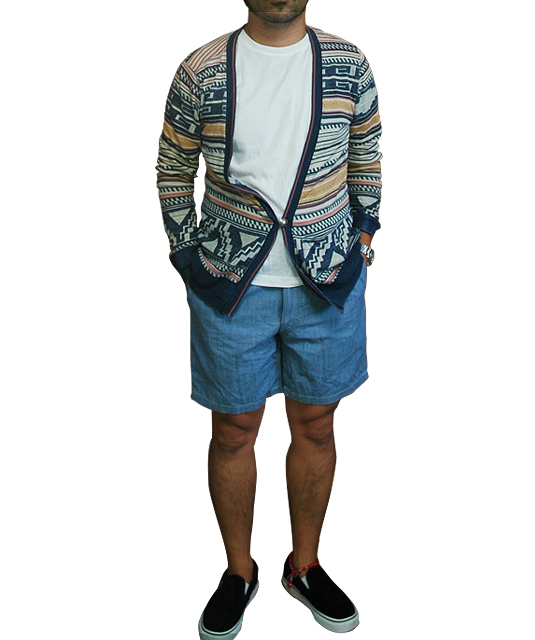 レミレリーフカーディガン