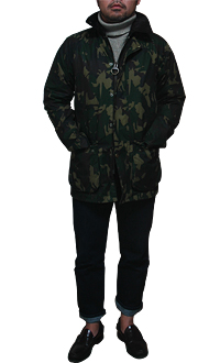 迷彩Barbourスタイル